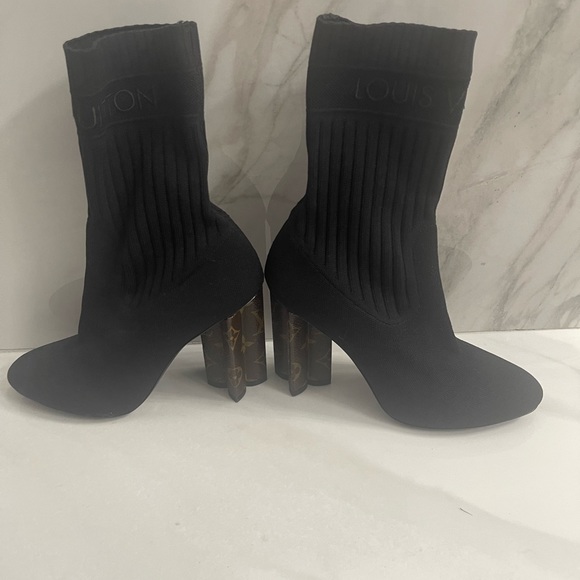 Louis Vuitton Silhouette Ankle Boot Sz 38 - Picture 3 of 7